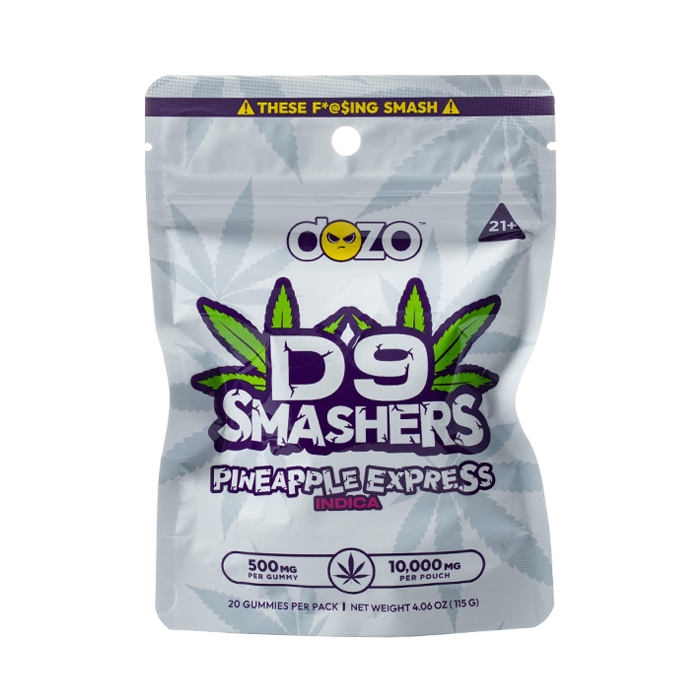 Dozo D9 Smashers Gummies (10000MG/Bag) - Extra Strength THC Edibles